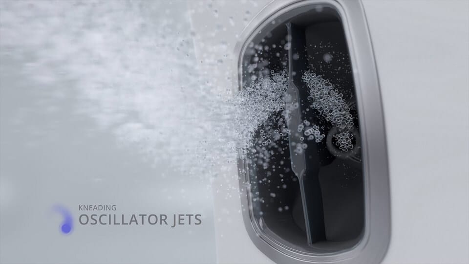 kneading oscillator hot tub jets